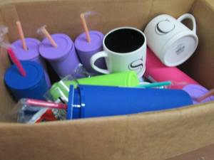lot 117 image: Assorted Tumblers, Mugs, Drinking G...