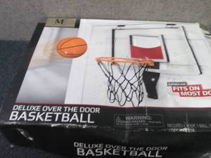 lot 142 image: Over the Door Basketball Set...