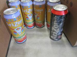 lot 285 image: 9-22 oz Arizona Mucho Mango Fruit J...
