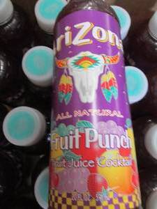 lot 289 image: 20-20 oz Arizona Fruit Punch Fruit ...