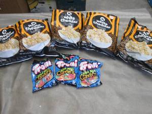 lot 298 image: 5 Bags White Cheddar Popcorn, 3 Tro...