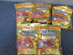 lot 303 image: 5- 14 oz Haribo Goldbears- in date...