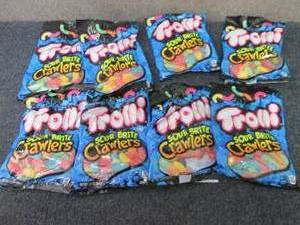 lot 304 image: 8-7.2 oz Trolli Sour Brite Crawlers...