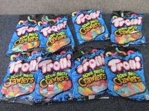 lot 305 image: 8-7.2 oz Trolli Sour Brite Crawlers...