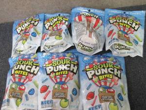 lot 306 image: 7- 9 oz Sour Punch Bites in date...