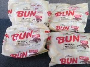 lot 332 image: 4- 9 oz Pearsons BUN MapleVanilla...