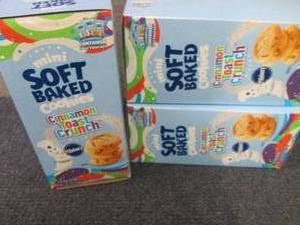 lot 347 image: 3- 63.0 oz pks Pillsbury Mini Soft...