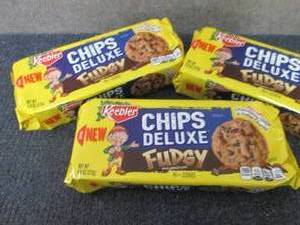 lot 361 image: 3- 9.6 oz Keebler Chips Deluxe Fudg...