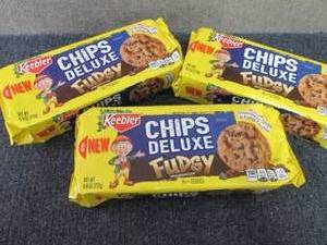 lot 365 image: 3- 9.6 oz Keebler Chips Deluxe Fudg...