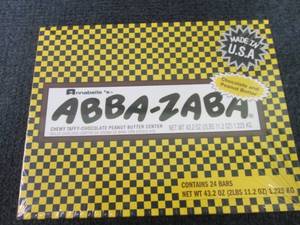 lot 377 image: 24 pk Abba-Zaba Chewy Taffy Chocola...