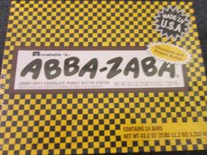 lot 382 image: 24 pk Abba-Zaba Chewy Taffy Chocola...