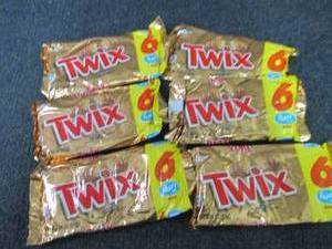 lot 408 image: 6- 3.28 oz Twix...