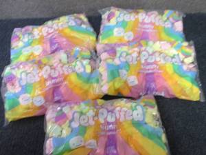 lot 430 image: 5- 8 oz Jet PuffedBunny Marshmallow...