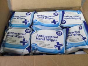 lot 437 image: 24- 20 ct Antibacterial Hand Wipes...