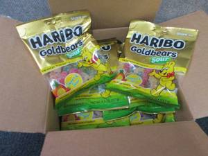 lot 438 image: 12- 4.5 oz Haribo Goldbears Sour...