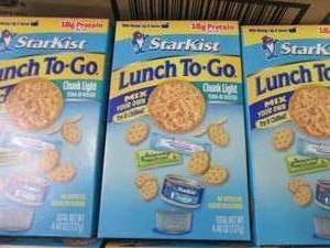 lot 458 image: 6- 4.48 oz Starkist Lunch To Go Chu...