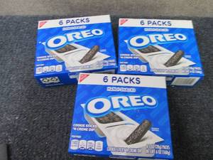 lot 470 image: 3- 6pks Oreo Handi-Snacks...