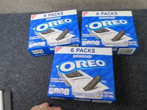 lot 473 image: 3- 6pks Oreo Handi-Snacks...