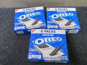 lot 475 image: 3- 6pks Oreo Handi-Snacks...