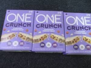 lot 482 image: 3- 4pks One Crunch Cinnamon French ...
