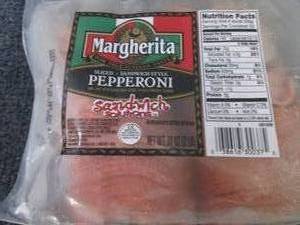 lot 497 image: 32 oz FROZEN Margherita Sliced Pepp...