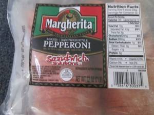 lot 500 image: 32 oz FROZEN Margherita Sliced Pepp...