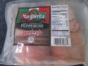 lot 503 image: 32 oz FROZEN Margherita Sliced Pepp...
