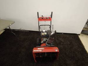 lot 56 image: Yard Machines 24-Inch Two-Stage Snow Thrower