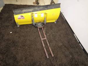 lot 64 image: County Plow Snow Plow Attachment for ATV. 5ft blade