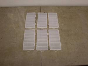 lot 84 image: Lot of 6 MaxEnergy Storage Organizer Boxes