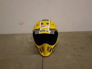 lot 123 image: CKX Yellow Dirt Bike Helmet, Size Large