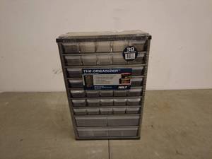 lot 124 image: HOLT Small Parts Organizer with 38 Drawers