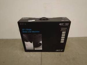 lot 127 image: Acer 20 Wide LCD Monitor