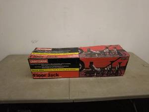 lot 143 image: Craftsman 2-14 Ton Floor Jack with Jack Stands