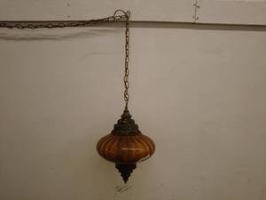 lot 159 image: Vintage Hang Lamp