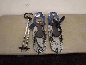 lot 152 image: L.L.Bean Pathfinder 26 Snowshoes with Yukon Poles
