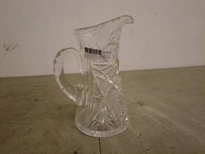 lot 236 image: Vintage Cut Glass Pitcher