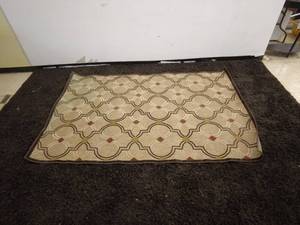 lot 242 image: Portera Collection Rug - 5 x 76 TanBrown Design