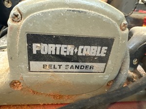 Porter Cable 34 Belt Sander 321 (needs brushes)