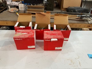 Hilti Insulation Fasteners (5 boxes)