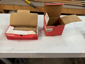 Hilti Metal Fasteners (2 Boxes)