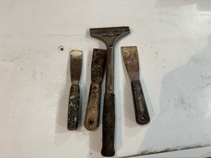 Hand Scrappers (Qty 4)
