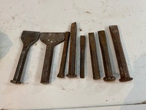 Coal and Block Chisels (qty 10)