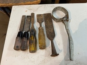 Chisels and Filter Wrench