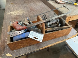 Misc Tools with Hand Crafted Toolbox