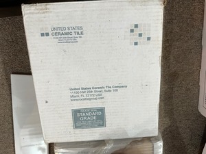 White Subway Tile 4.5 x 10. 1 full box. 1 partial box.