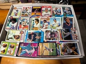 Thousands of Sports Trading Cards in Bankers Box