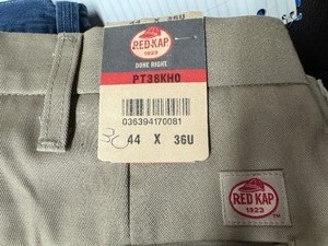 Two Pair Redkap Kahki Pants (Size 44 x 36)