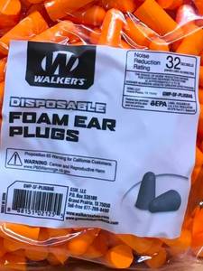 lot 36 image: Lot of 2 - Bags of Walkers Disposable Foam Ear Plugs
