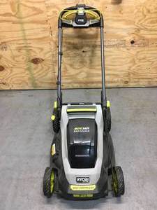 lot 3 image: Used Ryobi 40V HP Brushless 20 self-propelled lawn mower with a 6Ah battery and charger Model # RY401018 (Tested And Works)